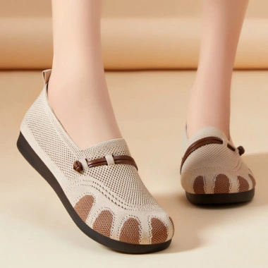 Giày Thuyền Nữ Hở Mũi Đế Bằng Thoáng Khí, Mềm Dễ Vệ Sinh - Giá 619.500₫