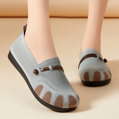 Giày Thuyền Nữ Hở Mũi Đế Bằng Thoáng Khí, Mềm Dễ Vệ Sinh - Giá 619.500₫