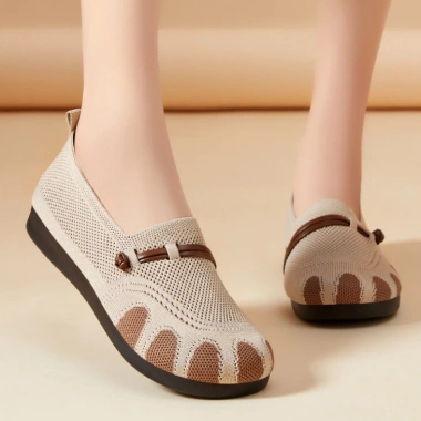 Giày Thuyền Nữ Hở Mũi Đế Bằng Thoáng Khí, Mềm Dễ Vệ Sinh - Giá 619.500₫