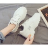 Giày trắng nữ độn đế 5cm, kính cận chất, tặng video hướng dẫn, bít tất miễn phí 4