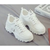Giày trắng nữ độn đế 5cm, kính cận chất, tặng video hướng dẫn, bít tất miễn phí 7