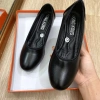 Giày trơn da mềm đế 5cm siêu êm, phù hợp đi làm và đi chơi Hình thật 2
