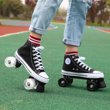 Giày Trượt Patin Bốn Hàng Bánh Xe Vải Canvas Thoáng Khí - Giá Ưu Đãi 815.215₫