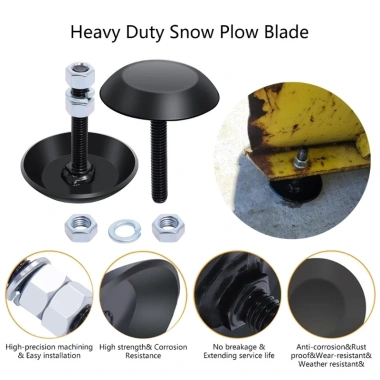 Giày trượt tuyết thay thế đa năng 2 gói Snow Plow Blade - Cấu trúc gia cố, giảm giá 529.100 VND 4
