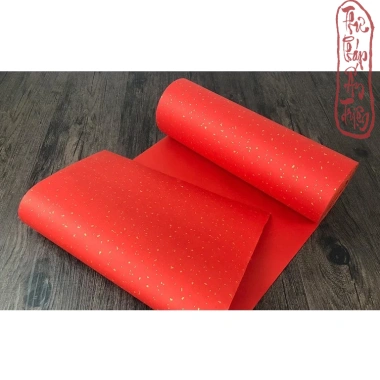 Giấy tuyên chỉ xuyến chỉ cuộn phủ nhũ đa màu - miễn phí vận chuyển, giảm giá 3