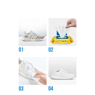 Giấy ướt lau giày Sneaker 30 tờ - Chuyên dụng, giá chỉ 29.000 VND, giảm so với 37.410 VND 5 Giấy ướt lau giày Sneaker 30 tờ - Chuyên dụng, giá chỉ 29.000 VND, giảm so với 37.410 VND 5