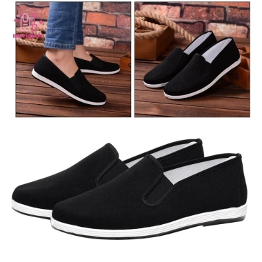 Giày Vải Kung Chi Oxford Đen Unisex Size 39-44 - Truyền Thống Trung Quốc, Thể Thao Ngoài Trời, Giá Ưu Đãi 143.640 VND