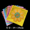 Giấy vàng sen Convex thủy tinh 9 màu 19x19cm - 40 tờ gấp dứa vàng Origami, giấy đốt