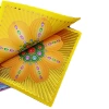 Giấy vàng sen Convex thủy tinh 9 màu 19x19cm - 40 tờ gấp dứa vàng Origami, giấy đốt 3