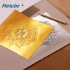 Giấy vẽ khắc METUBE 70 micron 20x30cm - Lá nhôm dày, DIY làm lá vàng, nghệ thuật