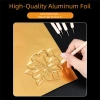 Giấy vẽ khắc METUBE 70 micron 20x30cm - Lá nhôm dày, DIY làm lá vàng, nghệ thuật 6