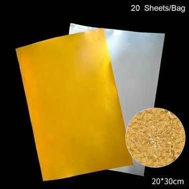 Giấy vẽ khắc METUBE 70 micron 20x30cm - Lá nhôm dày, DIY làm lá vàng, nghệ thuật 13 Giấy vẽ khắc METUBE 70 micron 20x30cm - Lá nhôm dày, DIY làm lá vàng, nghệ thuật 13