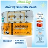 Giấy vệ sinh sen vàng 10 cuộn 3 lớp có lõi – Siêu mềm, không tẩy trắng, 120k