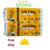 Giấy vệ sinh sen vàng 10 cuộn 3 lớp có lõi – Siêu mềm, không tẩy trắng, 120k 6