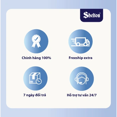 Giấy vệ sinh Shelton 10 cuộn 3 lớp cao cấp có lõi/không lõi - Siêu mềm, Giá chỉ 85.000₫ 5