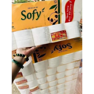Giấy vệ sinh Sofy Siêu Đại Siêu Xịn 12 lớp mềm, thấm hút nhanh – Chỉ 72.000₫
