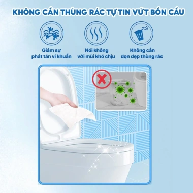 Giấy vệ sinh treo tường Top Gia Melto 4 lớp 1.800 tờ – Dễ tan trong nước, an toàn da, chỉ 85,000 VND