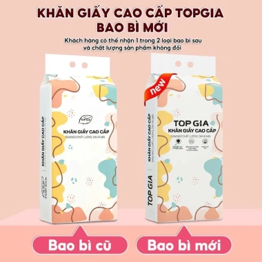 Giấy vệ sinh treo tường TopGia 6 bịch đa sắc, 1.280 tờ 4 lớp bột giấy thiên nhiên - Giá chỉ 58.000₫ 4 Giấy vệ sinh treo tường TopGia 6 bịch đa sắc, 1.280 tờ 4 lớp bột giấy thiên nhiên - Giá chỉ 58.000₫ 4
