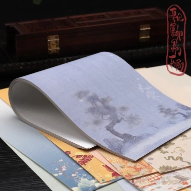 Giấy viết thư pháp 24 tờ Xuyến Chỉ Cổ Phong, Xuân Hạ Thu Đông, Hán-Việt giảm giá