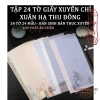 Giấy viết thư pháp 24 tờ Xuyến Chỉ Cổ Phong, Xuân Hạ Thu Đông, Hán-Việt giảm giá 2