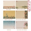 Giấy viết thư pháp 6 mẫu xuyến chỉ - luyện chữ Hán Việt, in nền tranh thủy, mặc cổ trang, giảm giá 32.580 3