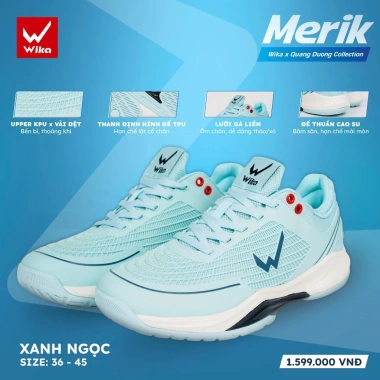Giày Wika Merik Chính Hãng - Đệm Êm, Bám Sân Pickleball, Giá Giảm 1.520.000 VNĐ 2