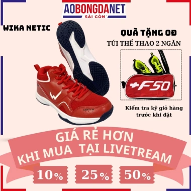 Giày Wika Netic Đa Dụng Thể Thao Bóng Chuyền, Đệm Đế 3 Lớp, Mesh Thoáng Khí 399.000₫