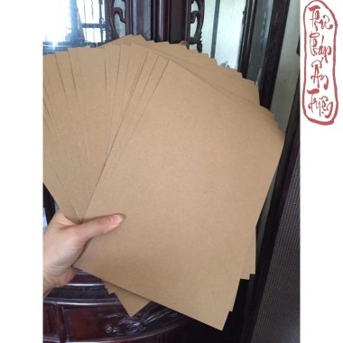 Giấy Xi Măng Ngoại 100 Tờ Kraft NGA Khổ A4 Đóng Sách Giả Cổ, Gói Quà - 45.840₫ 7
