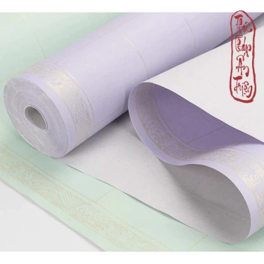 Giấy Xuyến 20m - Kẻ Ô Mễ, Bán Sinh, Bán Thục, Nhuộm Sáp, Viền Hoa Văn, Luyện Thư Pháp Hán Việt - Giá Ưu Đãi 118k