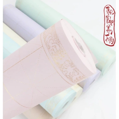 Giấy Xuyến 20m - Kẻ Ô Mễ, Bán Sinh, Bán Thục, Nhuộm Sáp, Viền Hoa Văn, Luyện Thư Pháp Hán Việt - Giá Ưu Đãi 118k