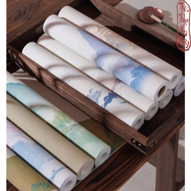 Giấy Xuyến Chỉ 10m Phủ Sáp - Luyện Viết Thư Pháp Hán Việt Sơn Thủy, Giá 119.000đ