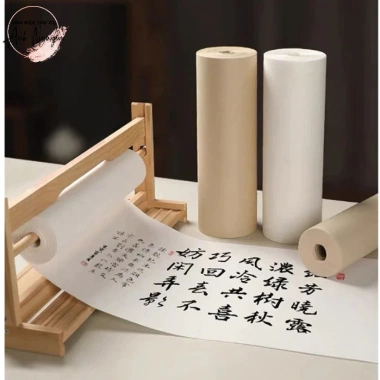 Giấy xuyến chỉ cuộn rộng 35‑70cm luyện thư pháp chép kinh viết câu đối – 125k