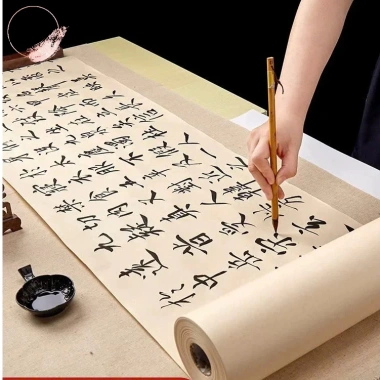 Giấy xuyến chỉ cuộn rộng 35‑70cm luyện thư pháp chép kinh viết câu đối – 125k 6