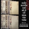 Giấy Xuyến Chỉ Kẻ Ô Nhuộm Sáp – Luyện Chữ Hán Việt, Thư Pháp Cổ, Giá ưu đãi 53,448₫ 5