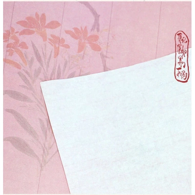 Giấy Xuyến Chỉ Kẻ Ô Xuân Hoa Tự Cẩm Màu Hồng Phấn – Trang Nhẹ Nhàng, Giá 106.000đ