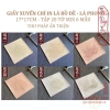 Giấy Xuyến Tập 20 Tờ In Lá Bồ Đề - Thư Pháp Hán Việt, Miễn Phí Vận Chuyển, Giá 49.920đ