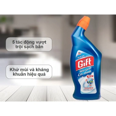 Gift Nước tẩy bồn cầu đậm đặc - Giá 33.000đ giảm từ 42.900đ, tẩy mạnh, khử mùi