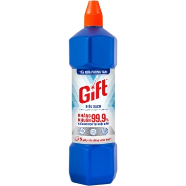 Gift Nước tẩy bồn cầu đậm đặc - Giá 33.000đ giảm từ 42.900đ, tẩy mạnh, khử mùi 7