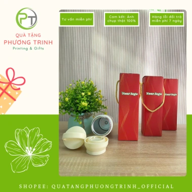 Giftset Bình Giữ Nhiệt 500ml + Túi Xách In Logo PT475 - Giá ưu đãi 243.600₫ 2