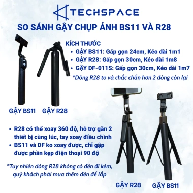 Gimbal Chống Rung R28 1.8kg Xoay 360 Livestream Quay Video - Giá chỉ 199.000đ