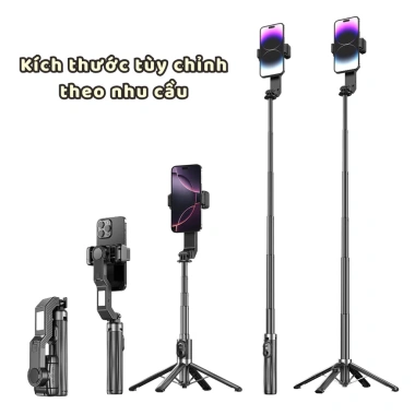 Gimbal tự cân bằng Q31 - Gậy tự sướng 1m cho điện thoại, 3 chế độ ánh sáng điều chỉnh, giá 338.000₫ 5