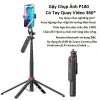 Gimball P185 4 chân Bluetooth đa năng - Đỡ điện thoại di động, phát sóng trực tiếp, cầm tay ổn định, giá ưu đãi 290k 3