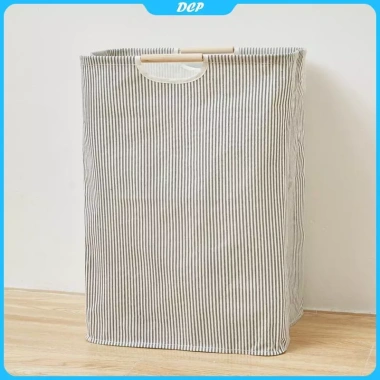 Giỏ bông lanh không thấm nước - Túi cản bẩn, lưu trữ quần áo, giặt dễ dàng 13 Giỏ bông lanh không thấm nước - Túi cản bẩn, lưu trữ quần áo, giặt dễ dàng 13