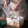 Giỏ cắm hoa COFORDOS - Giỏ hoa cô dâu mây liễu dệt tay, hộp dã ngoại chắc chắn có tay cầm, quà tặng đẹp 6