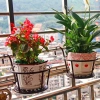 Giỏ Chậu Hoa Cây Cảnh Treo Ban Công - Thép Chịu Lực, Sơn Tĩnh Điện, Giá 39.000₫