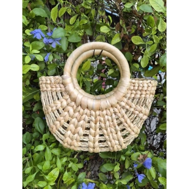 Giỏ cói rẻ, quạt Cát Miểu CÁC – Vintage sang trọng, du lịch, biển, áo dài – 100k 3