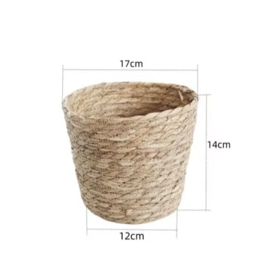 Giỏ cói Vintage cho tùng Noel & cắm hoa – Giá chỉ 25.000₫, giảm từ 30.000₫