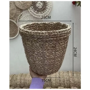Giỏ cói Vintage cho tùng Noel & cắm hoa – Giá chỉ 25.000₫, giảm từ 30.000₫