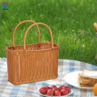 Giỏ đa năng thủ công dã ngoại, trang trí mây giả, chắc chắn bền cho sân vườn, ban công 6 Giỏ đa năng thủ công dã ngoại, trang trí mây giả, chắc chắn bền cho sân vườn, ban công 6