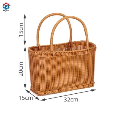 Giỏ đa năng thủ công dã ngoại, trang trí mây giả, chắc chắn bền cho sân vườn, ban công 9 Giỏ đa năng thủ công dã ngoại, trang trí mây giả, chắc chắn bền cho sân vườn, ban công 9